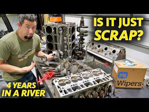 IS IT SAVABLE? Chevrolet Camaro 6.2L Engine Parts Cleaned Up & Inspected After 4 Years Under Water!