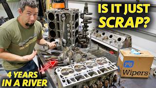 Is It Savable? Chevrolet Camaro 6.2l Engine Parts Cleaned Up & Inspected After 4 Years Under Water!