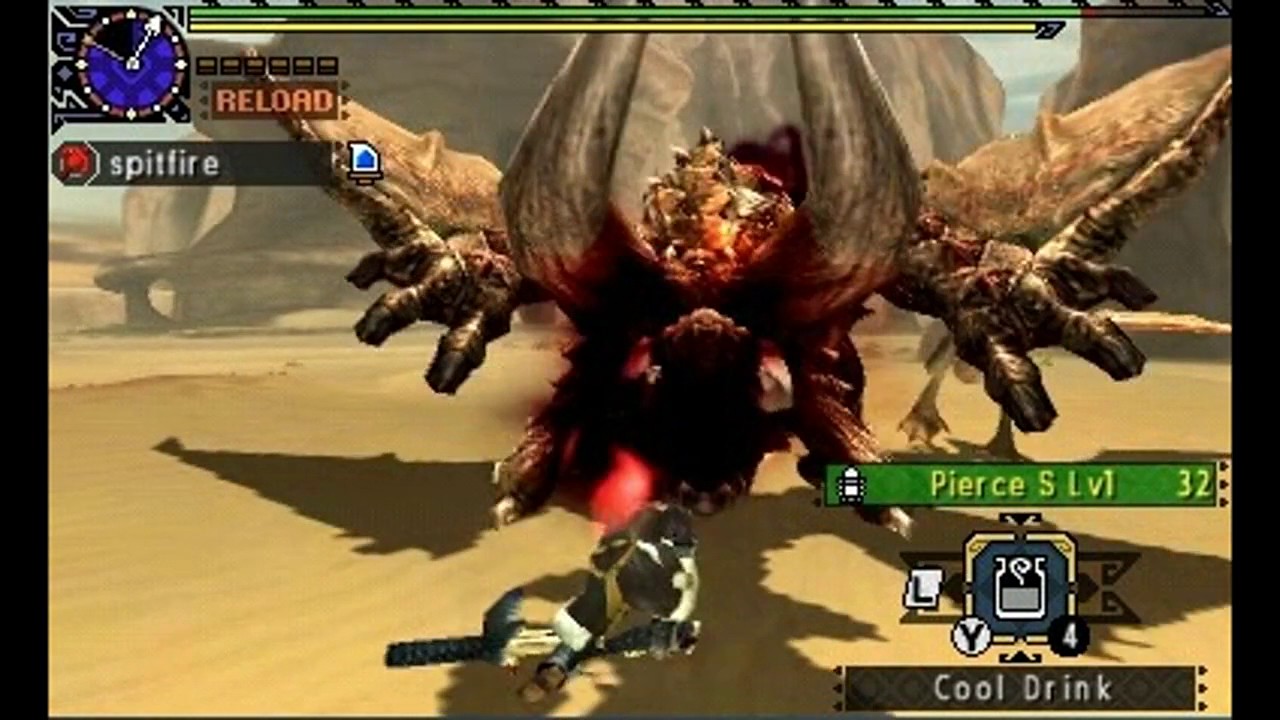 [MHXX] solo Hyper Diablos- 砂漠の死闘と挑戦 G4 - YouTube
