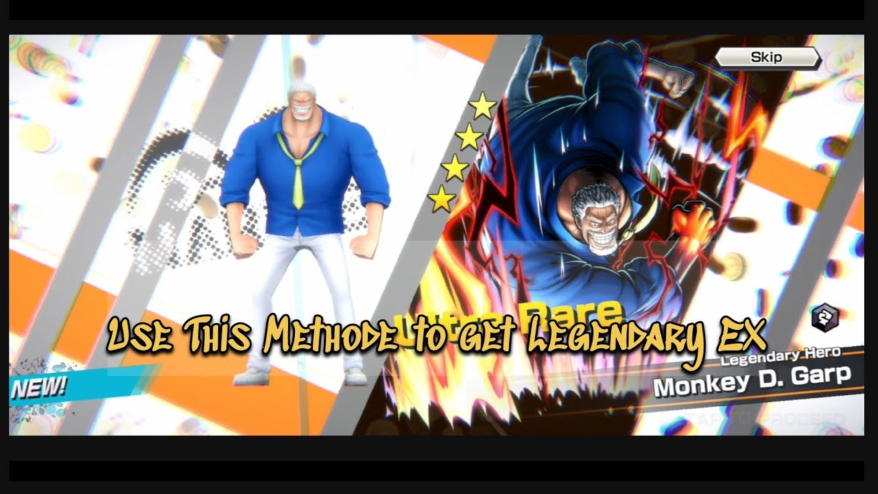 Use this method to get a chance to Ex Legendary Monkey D Garp and Gameplay One Piece Bounty Rush