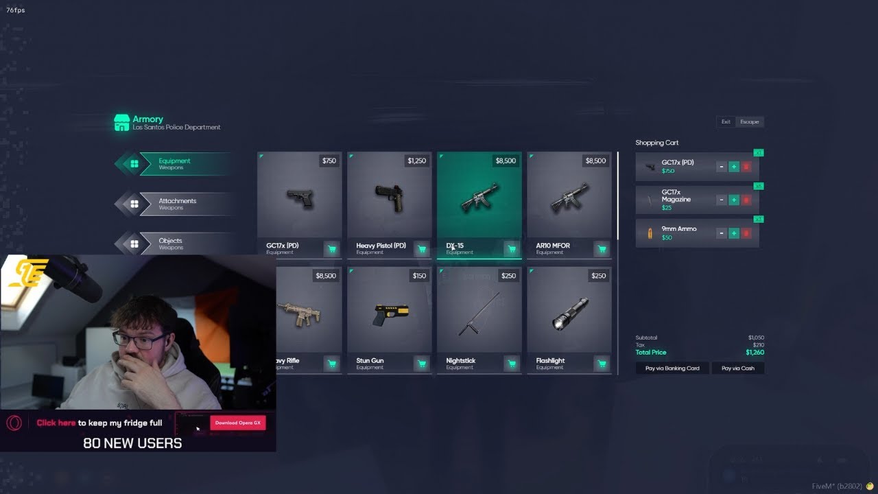 Ste's Reaction to PD Gun & Equipment Prices | NOPIXEL 4.0 GTA RP