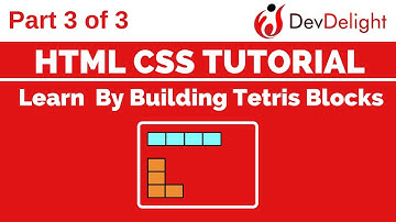 CSS Tutorial: Learn By Building Tetris Blocks (Tetrominoes) - part 3 out of 3