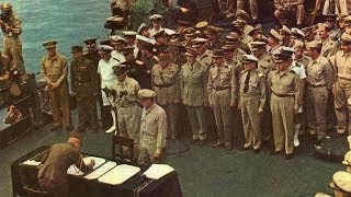 Japanese Surrender in Color (1945)