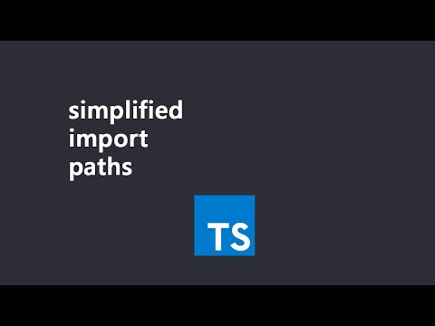 TypeScript simplified import