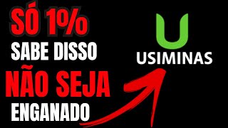 USIMINAS ACOES USIM3 USIM5 O QUE FAZER COM AS ACOES