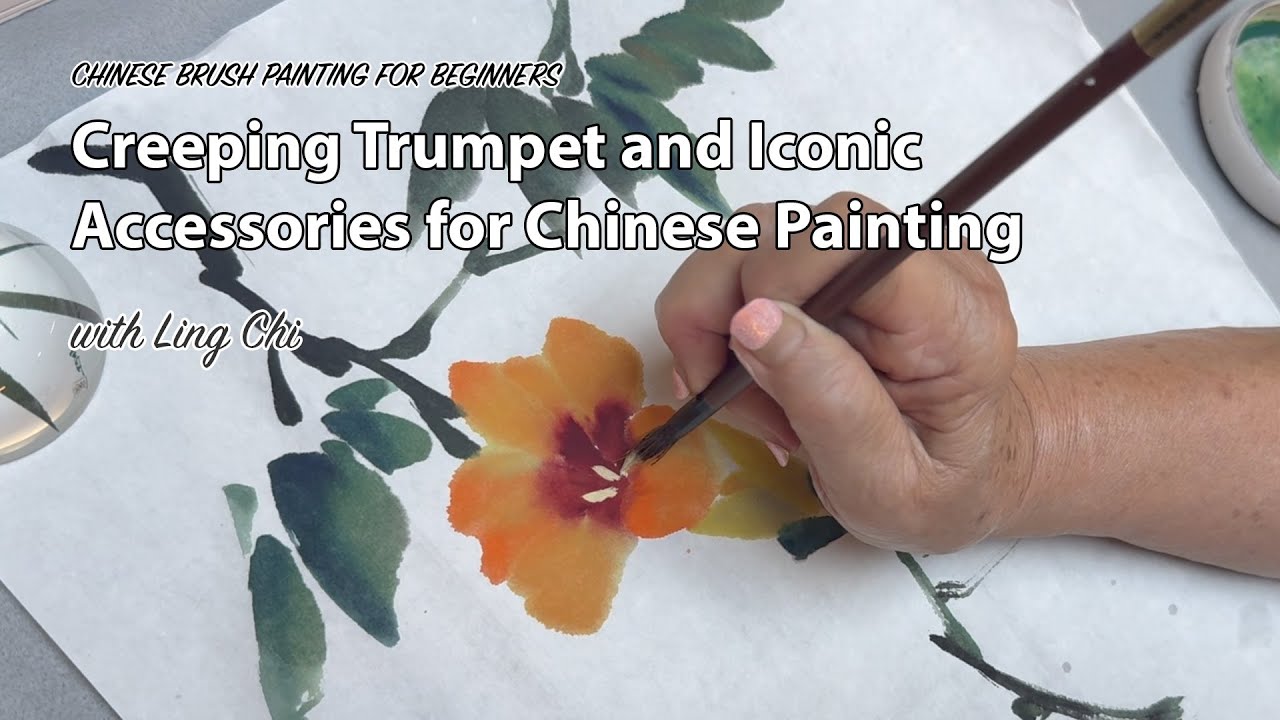 Chinese Painting Accessory Explanation and Easy Flower Painting