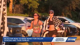 South Florida detective runs 48 hours to honor fallen officers