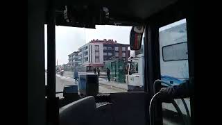 Konya Belediye Otobü Turu 60 Öznare Yazır Toki Tramvay Man Lions City 12G Cng Yazır Seferi