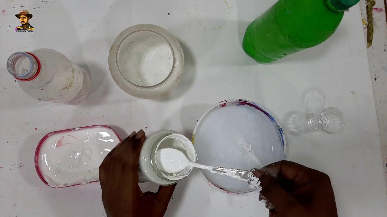 How to mix white colors for handpainted designs white color mixing