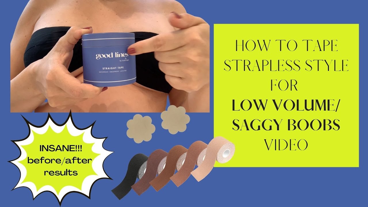 Boob tape application hack: Saggy to perky boobs in under 5 mins