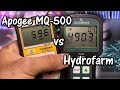 Apogee mq500 vs hydrofarm par meter  comparing light sources