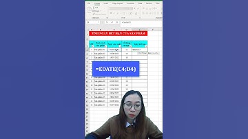 Mẹo tính nhanh và đơn giản ngày hết hạn trong Excel mà bạn cần biết | Nguyễn Thị Hường
