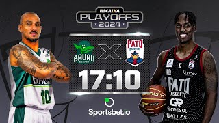 Playoffs NBB CAIXA 2024 | 🐲Bauru Basket X Pato Basquete🦆 - Oitavas\/Jogo 2 | 27\/04\/2024 - AO VIVO