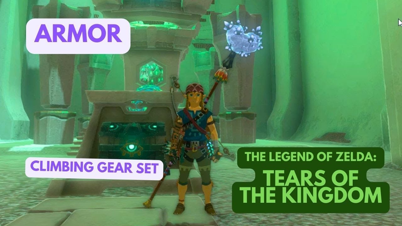 CLIMBING ARMOR SET BONUS LOCATION PUZZLE GUIDE ZELDA TOTK YouTube