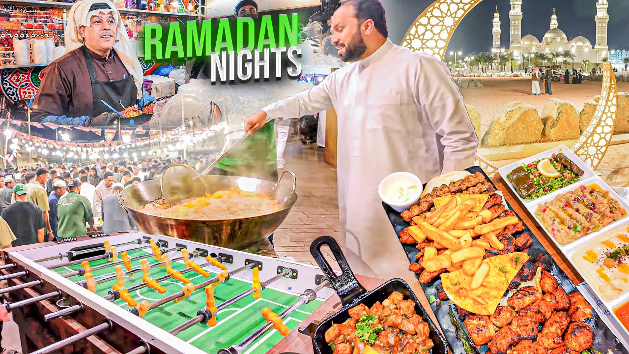 Madina Life Ramadan Nights 🌙 Street Food, Famous Cholay, Arabi Sehri & Enjoyment 😃