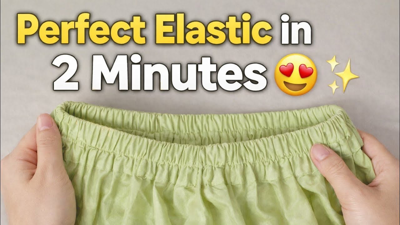 Attach Elastic How to Attach Elastic Band | Step by step Tutorial | Beginners Friendly ...
