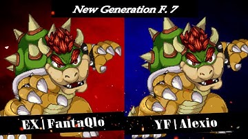 NGF7 - EX | FantaQlo (Bowser,Luffy,DK,Ness) vs YF | Alexio (Bowser,CR,BM) Winners Finals - SSF2 Beta