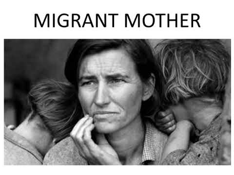Great Depression - Migrant Mother, Dust Bowl