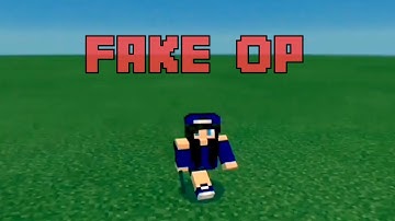 Fake OP in Leet Servers / Fake OP with Admin Fun / Fake OP MCPE