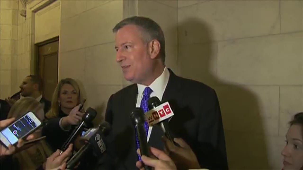 Mayor de Blasio Hosts Media Availability mayor de blasio children