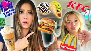 I Ordered What the Person in Front of Me Ordered at the Drive Thru | The Daya Daily