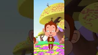 🐒 पांच छोटे बंदर | Five Little Monkeys | Hindi Rhyme | Purple Turtle