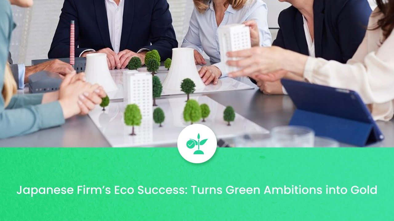 ESG | Know about Japanese Company's Eco Success in turning green ambitions to gold