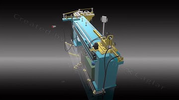 CNC Pipe Bending Machine Animation