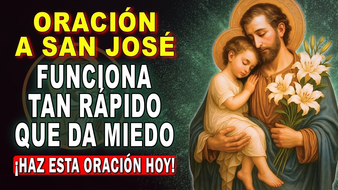 ✝️HAZ ESTA ORACIÓN A SAN JOSÉ 🙏 Y UN MILAGRO TE SUCEDERÁ EN LOS PRÓXIMOS 3 DÍAS