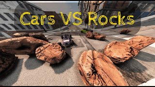 Cars vs rocks / BeamNG / Crash test / Cars vs #1