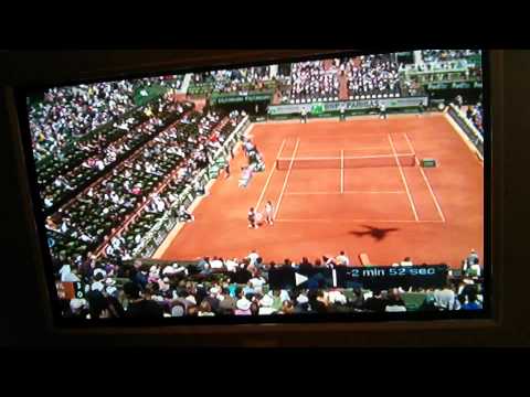 Plane going backwards at French Open