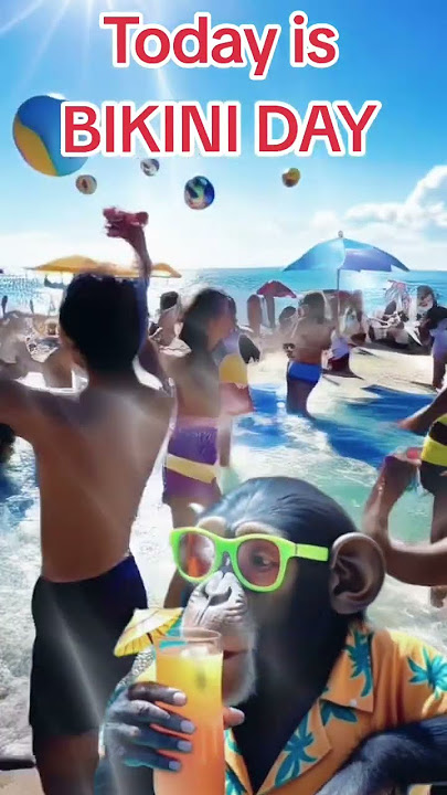 Bikini Day - invention of the bikini by French Louis Réard July 5, 1946 #bikini #anniversary #day