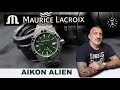 Presentazione Maurice Lacroix Aikon Alien Green Edition ref. AI6008-SS002-630-1