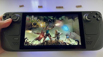 Lara Croft and the Temple of Osiris - Steam Deck gameplay | Vulkan driver + 60 FPS high graphics
