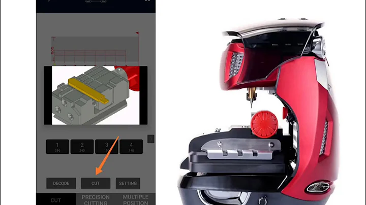 2M2 Magic Tank Cut Fiat 500 SIP22 Key by Bitting