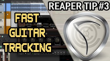 Fast Double Tracking Guitars | Reaper Tips #3