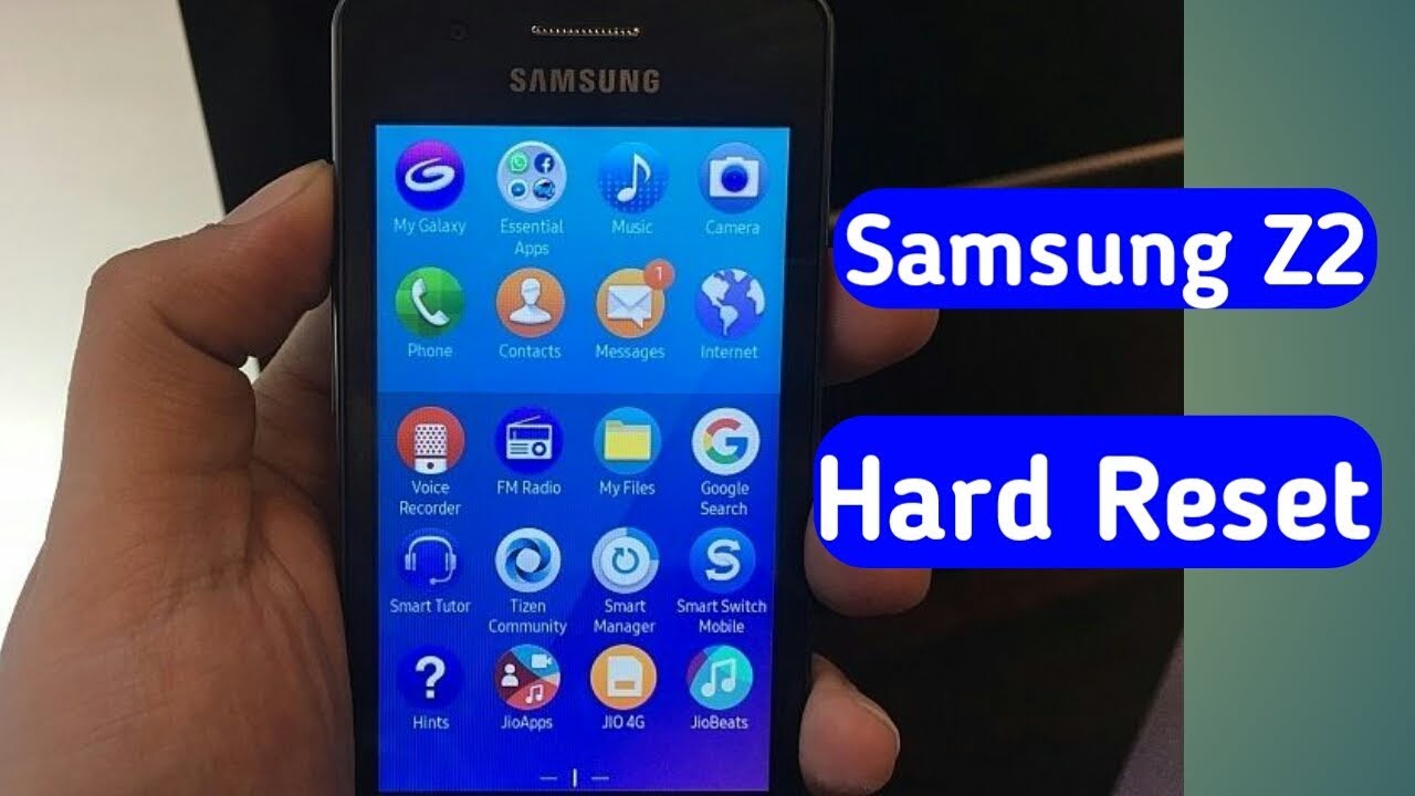 Samsung Z2 Hard Reset