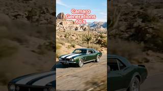 Chevy Camaro model generations