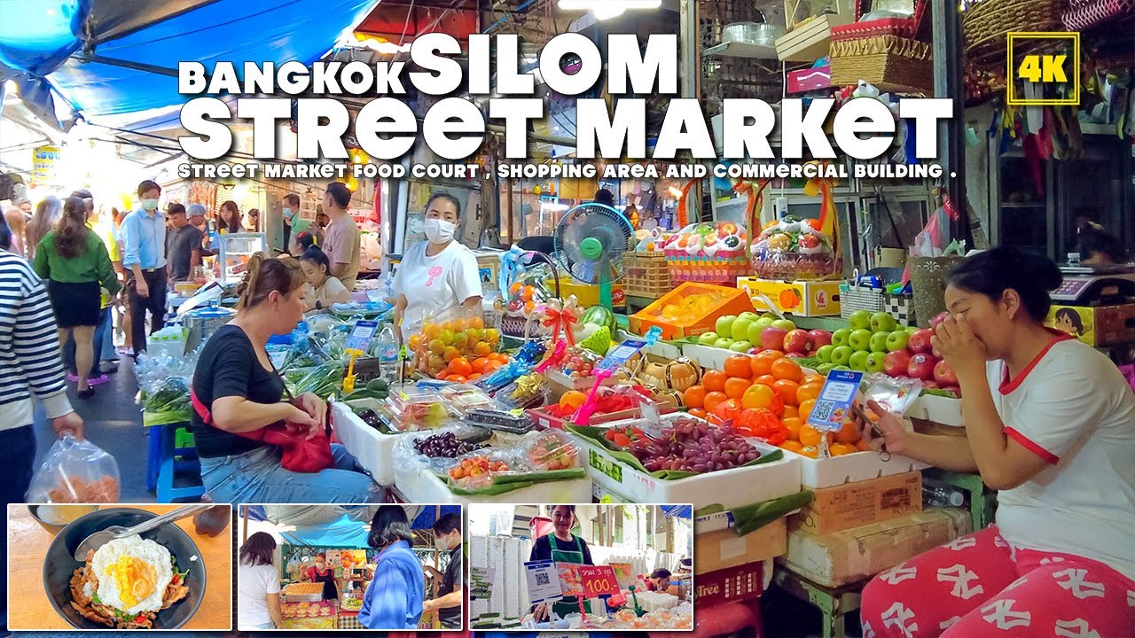 Silom Street Market , Bangkok (Lalai Market & Silom Road) / DEC 2024