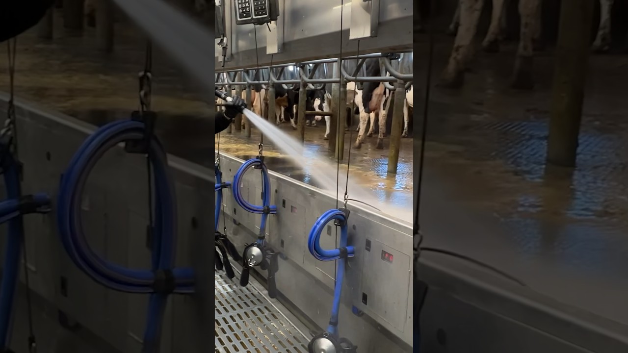 *SaTiSfyInG* Washing The Cowshed 