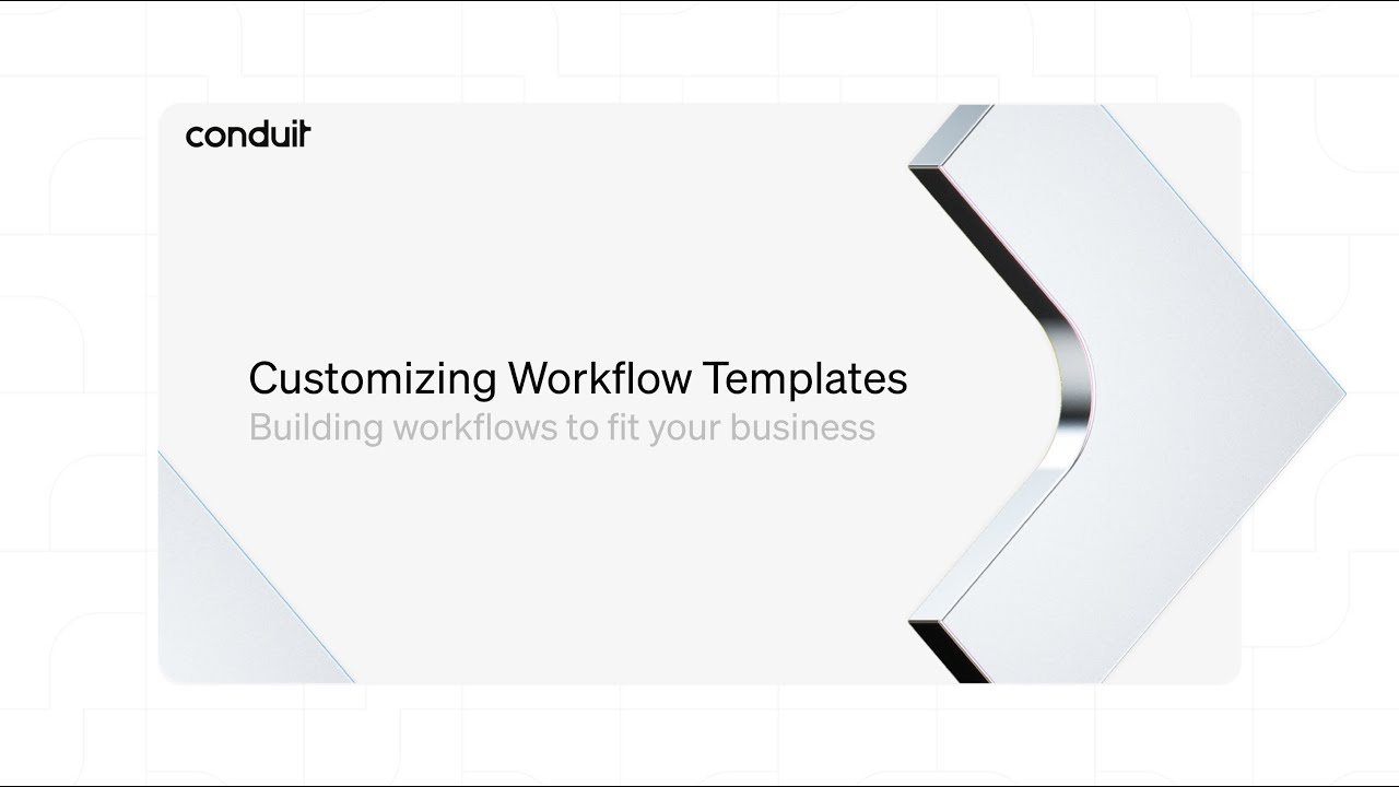 Customizing Workflow Templates Webinar