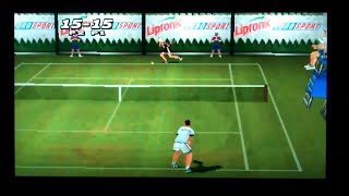All Star Tennis 99 Playstation Gameplay