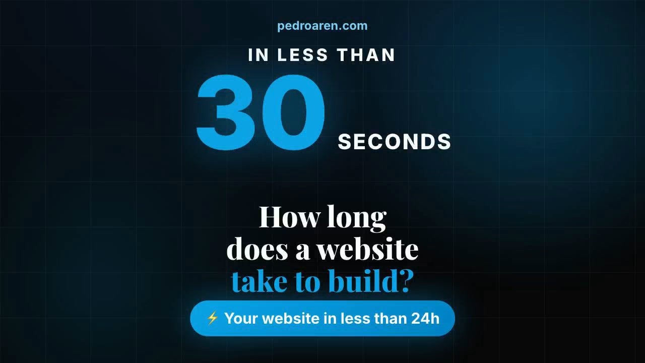 How long does it actually take to make a business website?