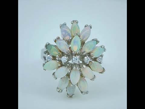 Opal Diamond Factory | Crystal Opal Ring