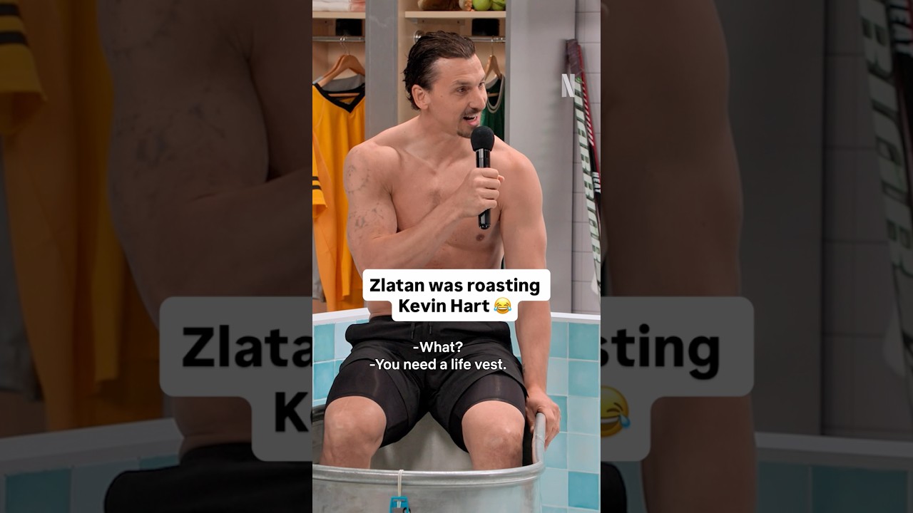 Zlatan was roasting Kevin Hart 😂