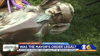 Lawyer: 'City attorney is wrong' about Richmond mayor's power to remove statues