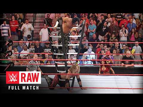 FULL MATCH: Edge vs. Matt Hardy | Loser Leaves Raw Money in the Bank Ladder Match: Raw, Oct. 3, 2005