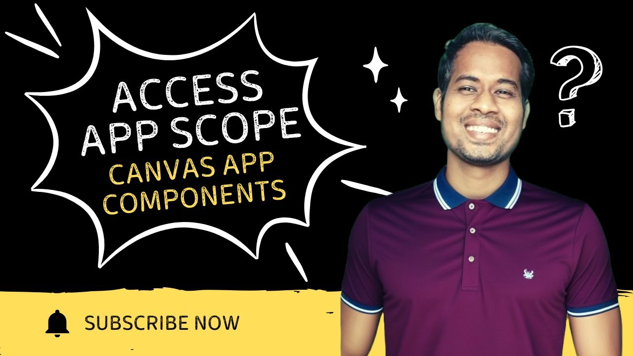 Access App Scope Feature Usage in Canvas App Component
