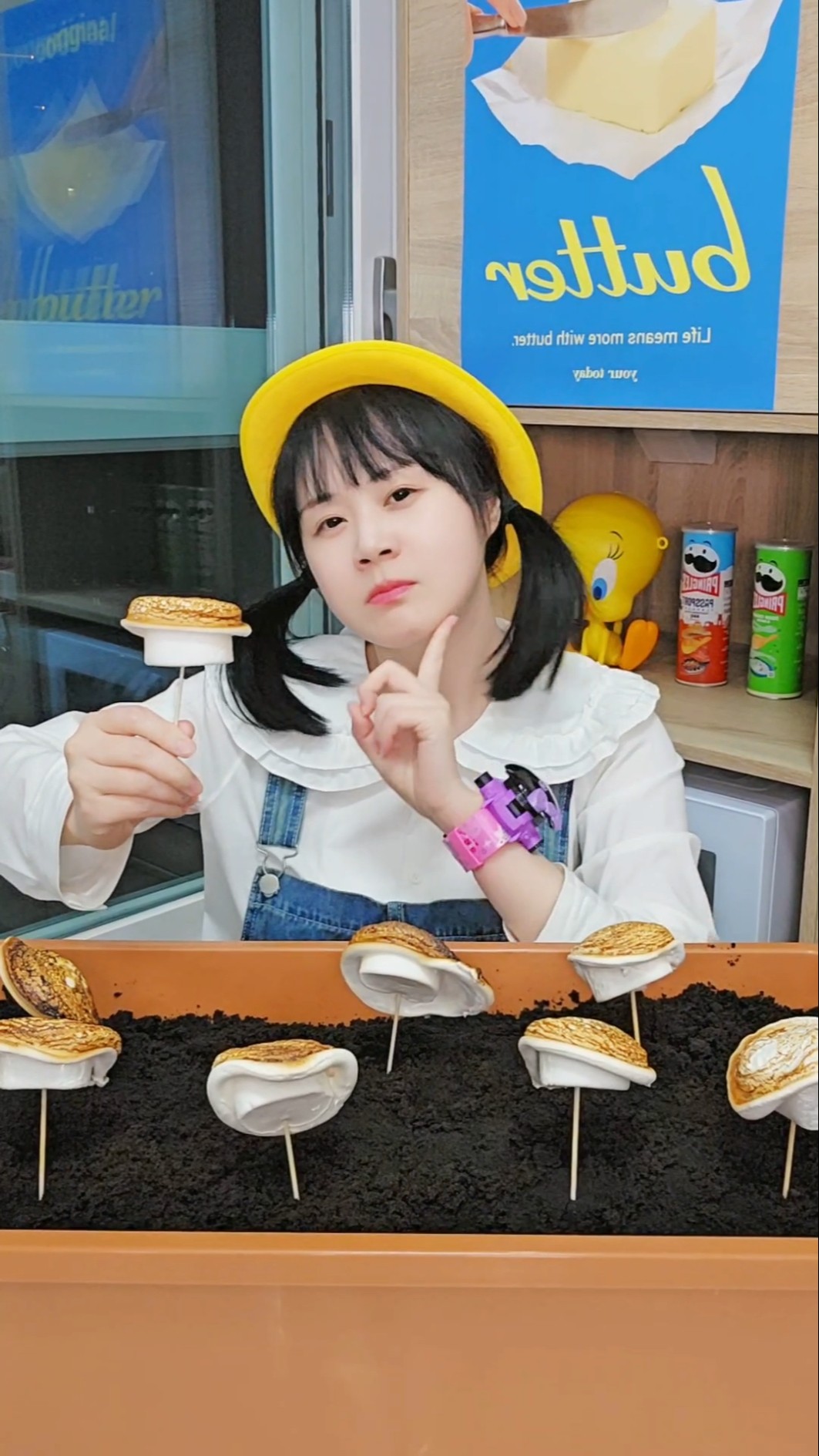 마시멜로우 버섯 만들기??Making marshmallow mushrooms#funny #shorts