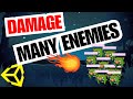 How to damage many enemies in unity - enemy AI unity (Unity Tutorial)